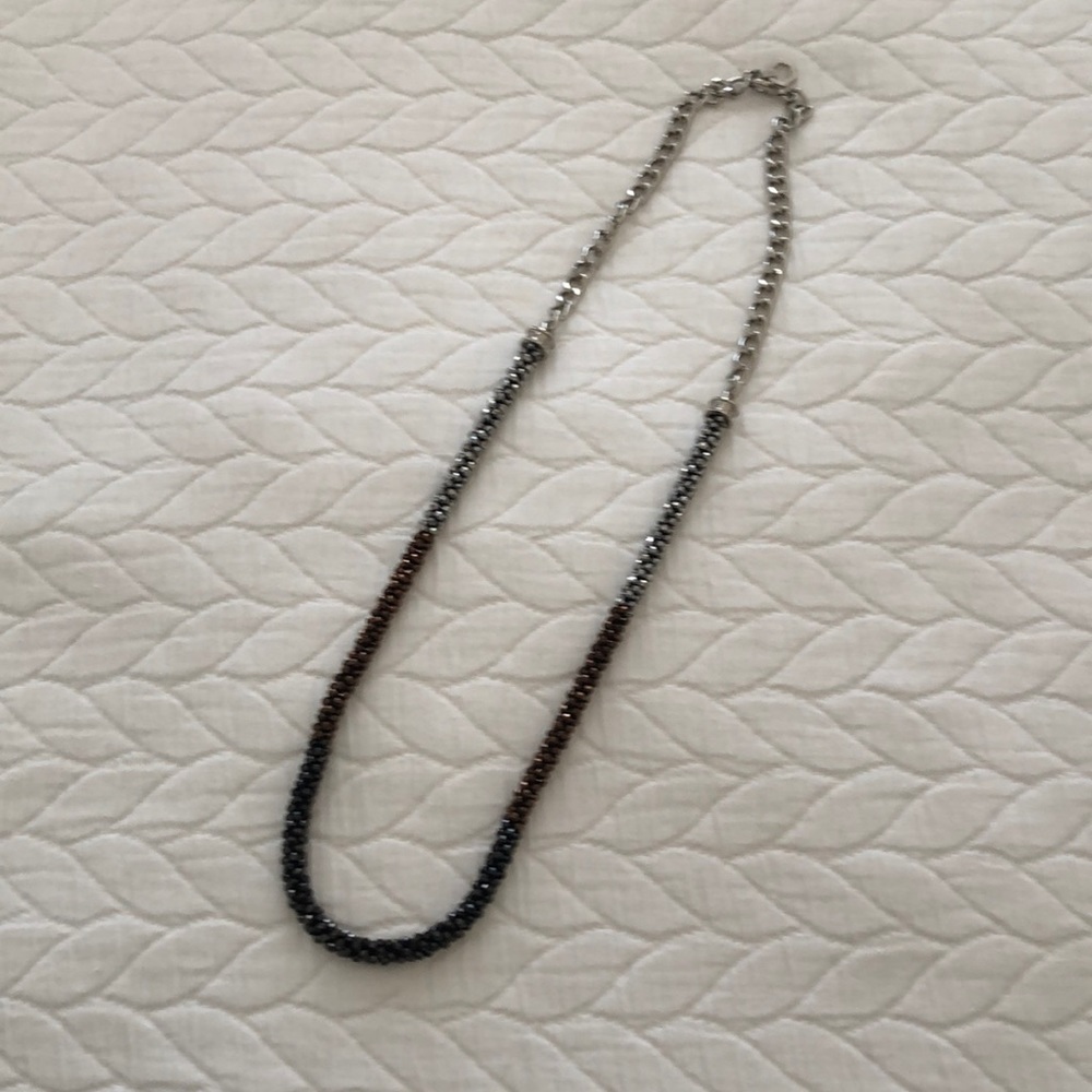 Multi toned sparkly necklace